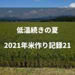 稲刈り準備中｜2021米作り記録22